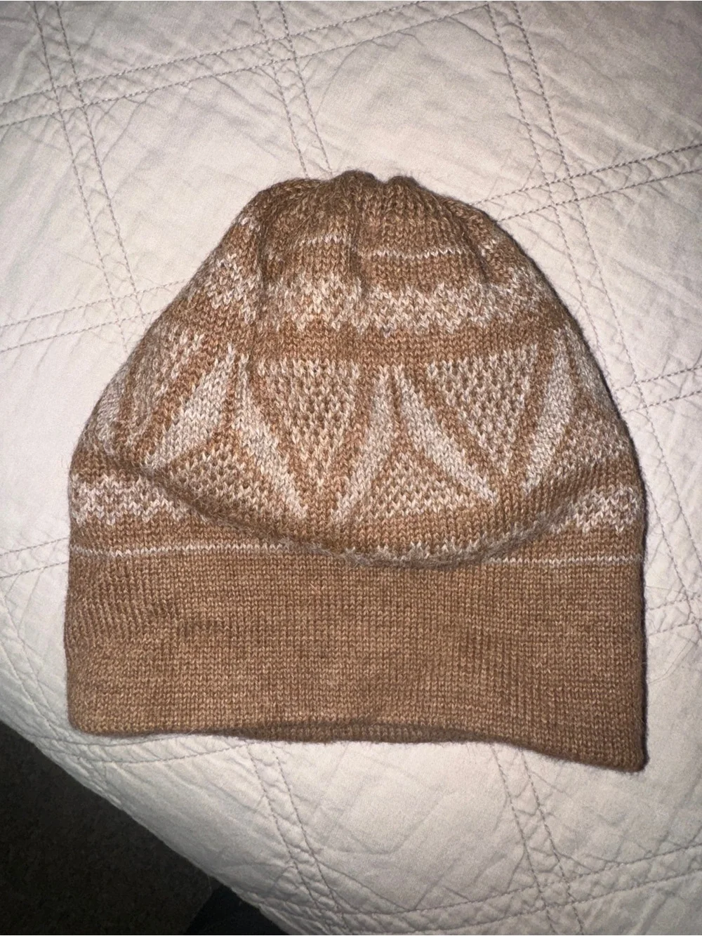 100% alpaca wool beanie